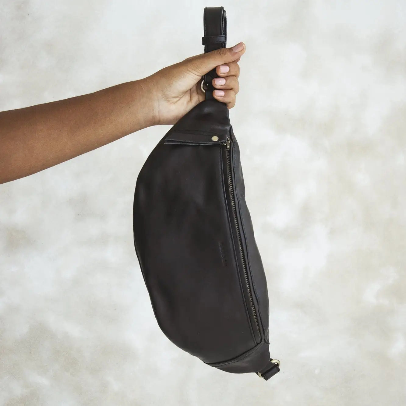 Drew Black Small Vegan Top Handle Bag